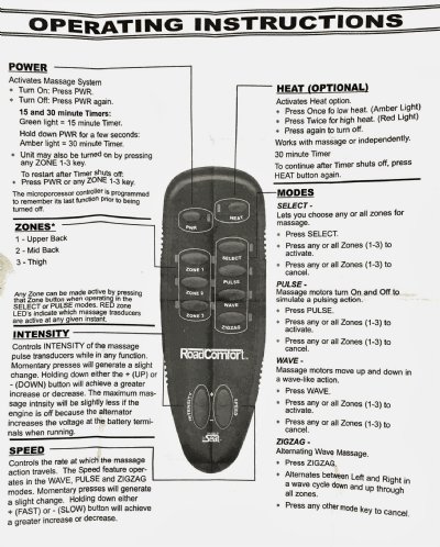 21010 Roadcomfort Hand Control